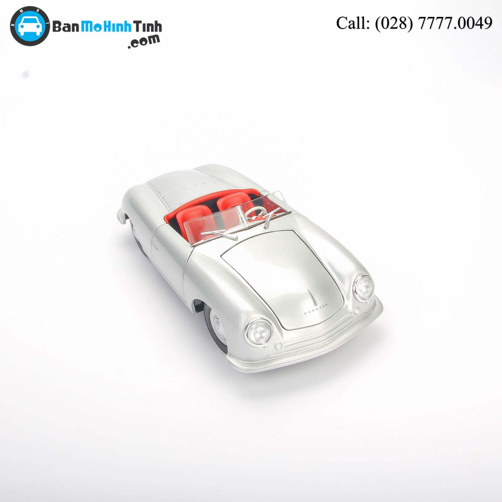 MÔ HÌNH PORSCHE 356 NO.1 ROADSTER 1948 SILVER 1:24 WELLY 24090