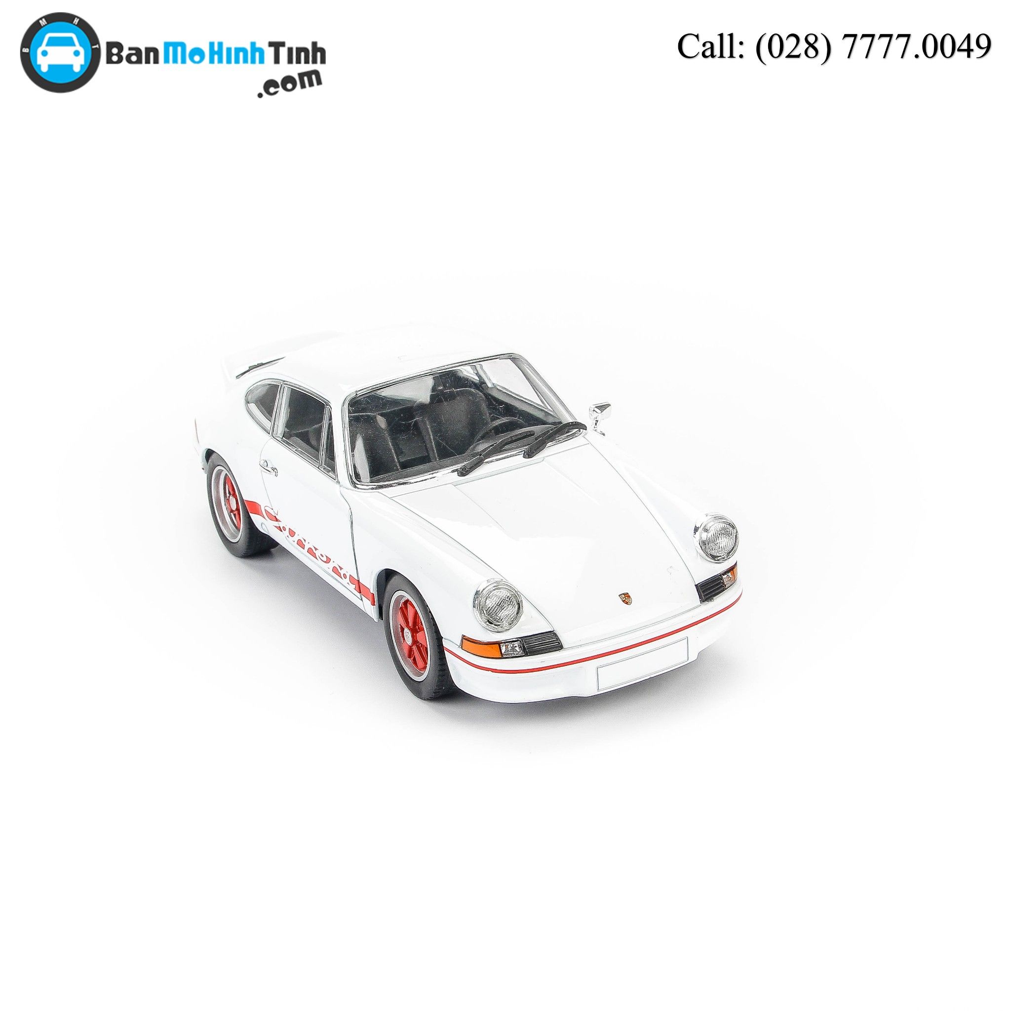 MÔ HÌNH PORSCHE 911 CARRERA RS 2.7 1973 WHITE 1:24 WELLY- 24086