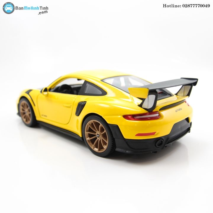 MÔ HÌNH PORSCHE 911 GT2 RS YELLOW 1:24 MAISTO- 31523