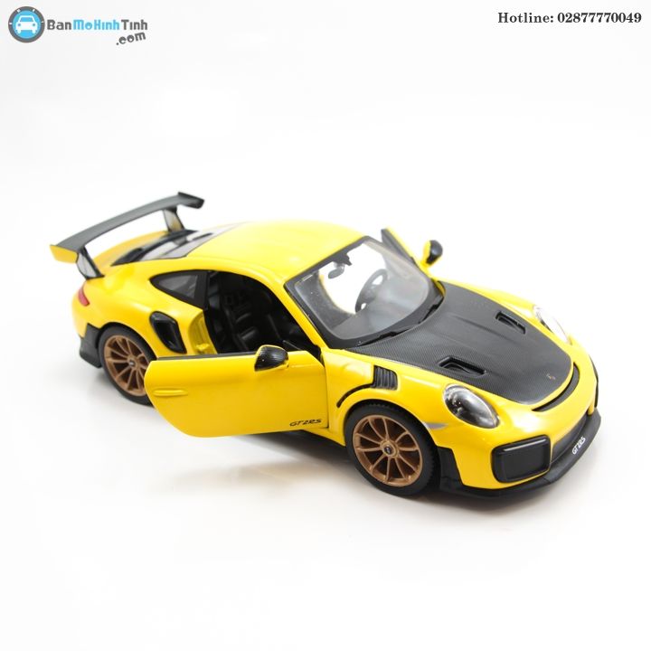 MÔ HÌNH PORSCHE 911 GT2 RS YELLOW 1:24 MAISTO- 31523