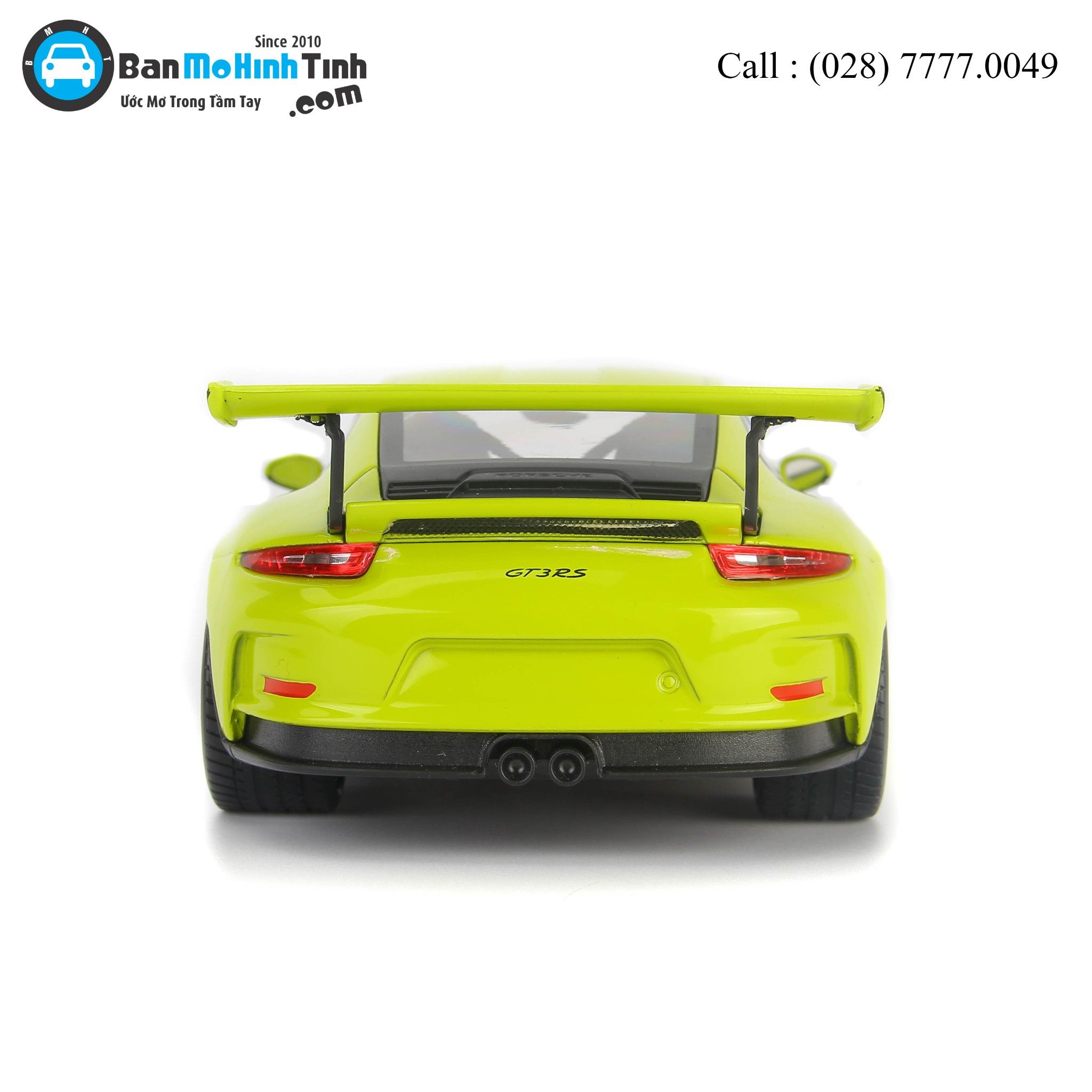 MÔ HÌNH PORSCHE 911 GT3 RS GREEN 1:24 WELLY- 24080W