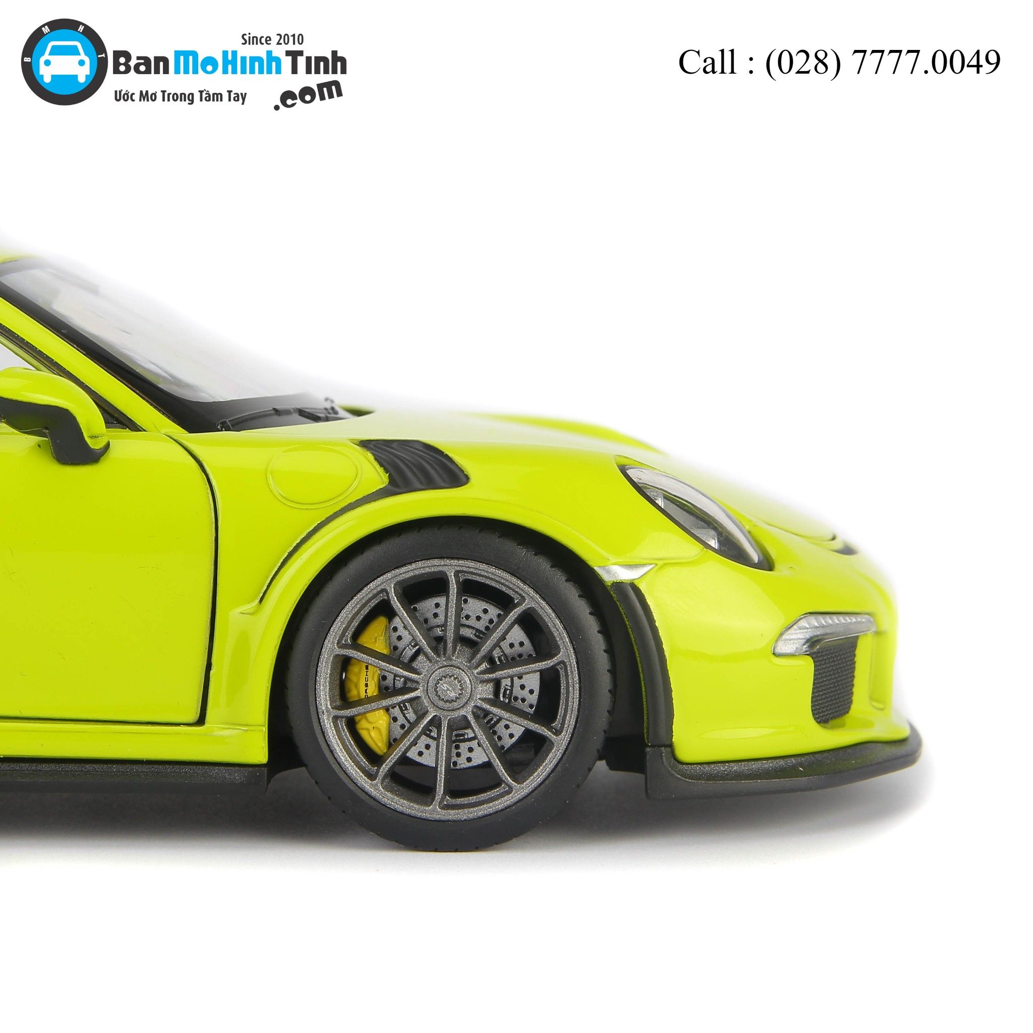 MÔ HÌNH PORSCHE 911 GT3 RS GREEN 1:24 WELLY- 24080W