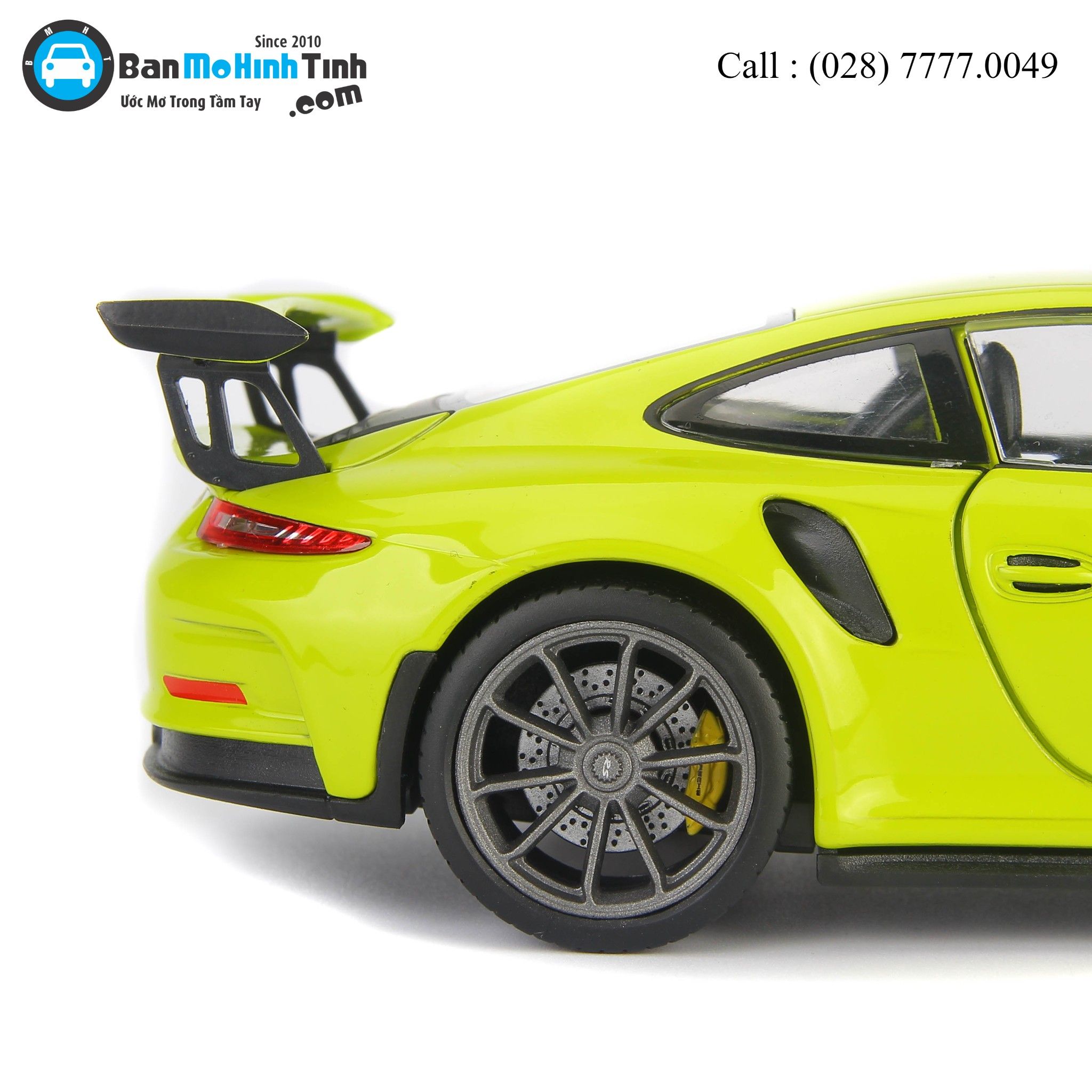 MÔ HÌNH PORSCHE 911 GT3 RS GREEN 1:24 WELLY- 24080W