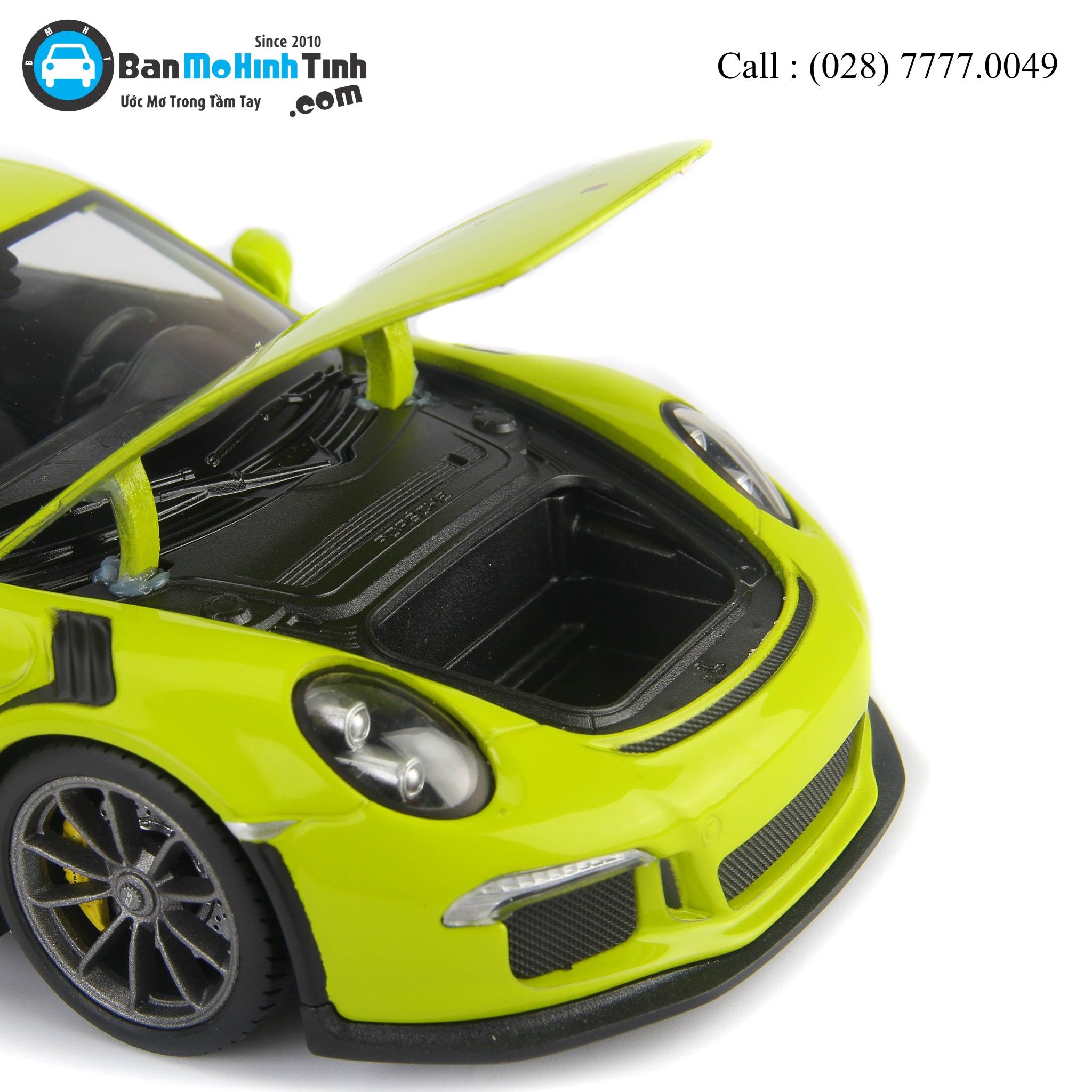 MÔ HÌNH PORSCHE 911 GT3 RS GREEN 1:24 WELLY- 24080W