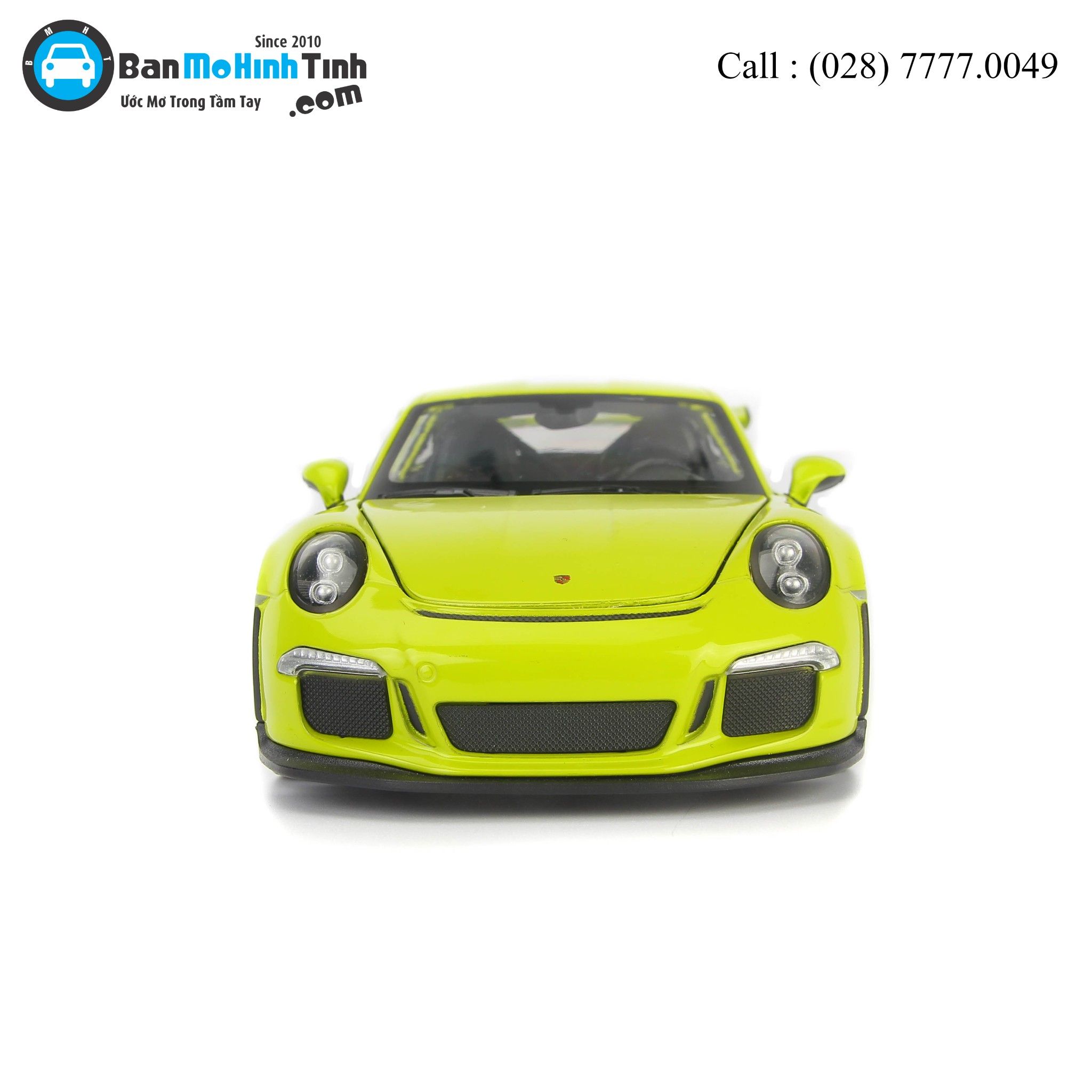 MÔ HÌNH PORSCHE 911 GT3 RS GREEN 1:24 WELLY- 24080W