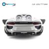 Mô hình xe Porsche 918 Spyder Grey 1:18 Welly - Bản Đua