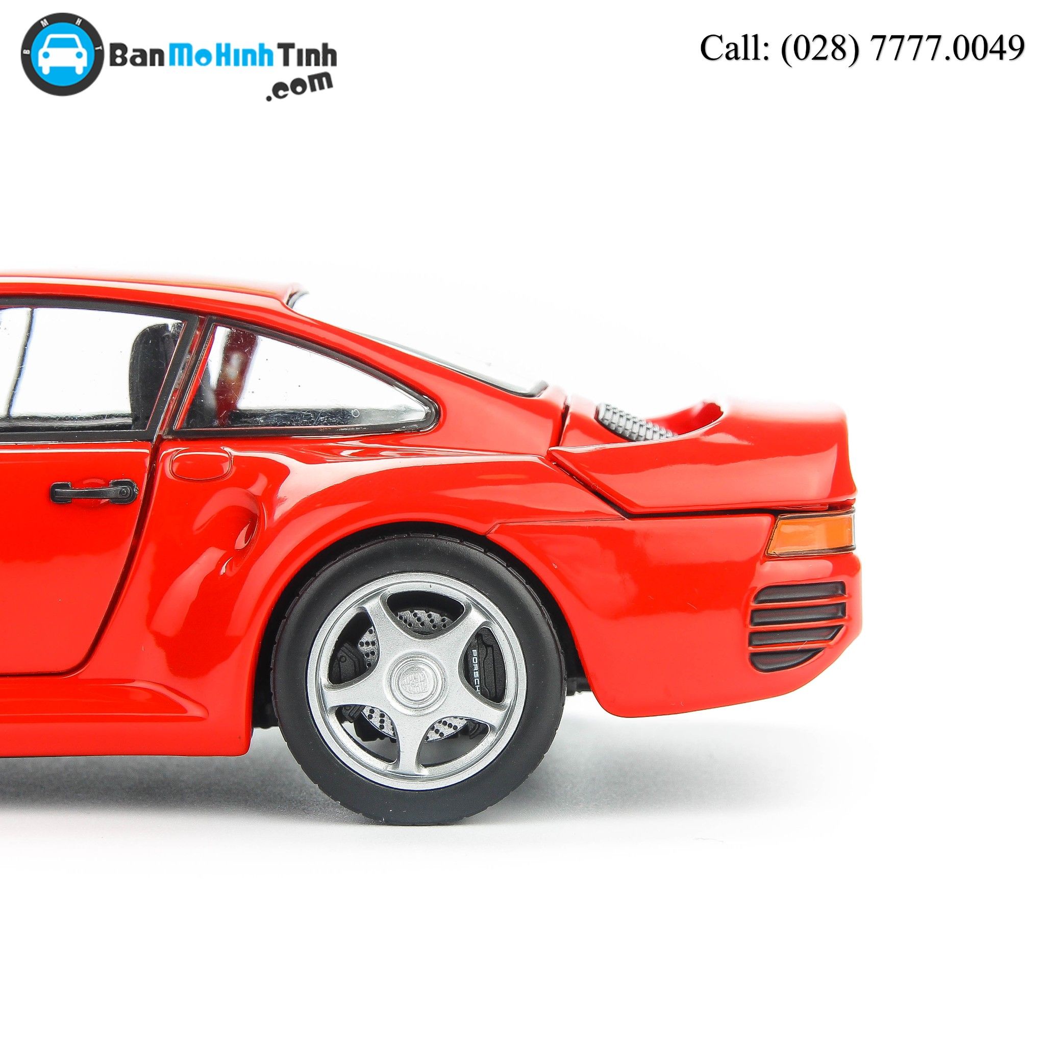 MÔ HÌNH PORSCHE 959 1986 RED 1:24 WELLY 24076W
