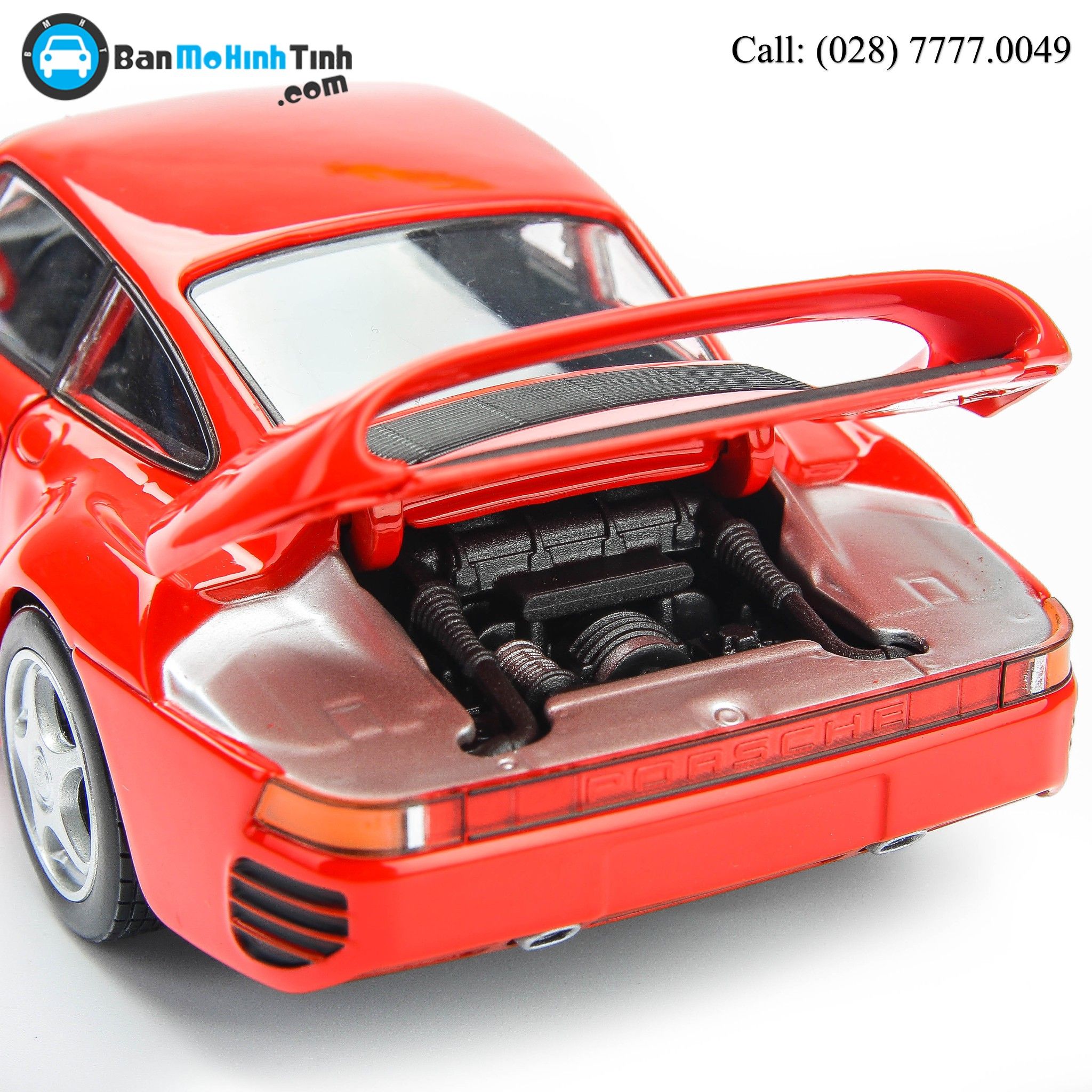 MÔ HÌNH PORSCHE 959 1986 RED 1:24 WELLY 24076W