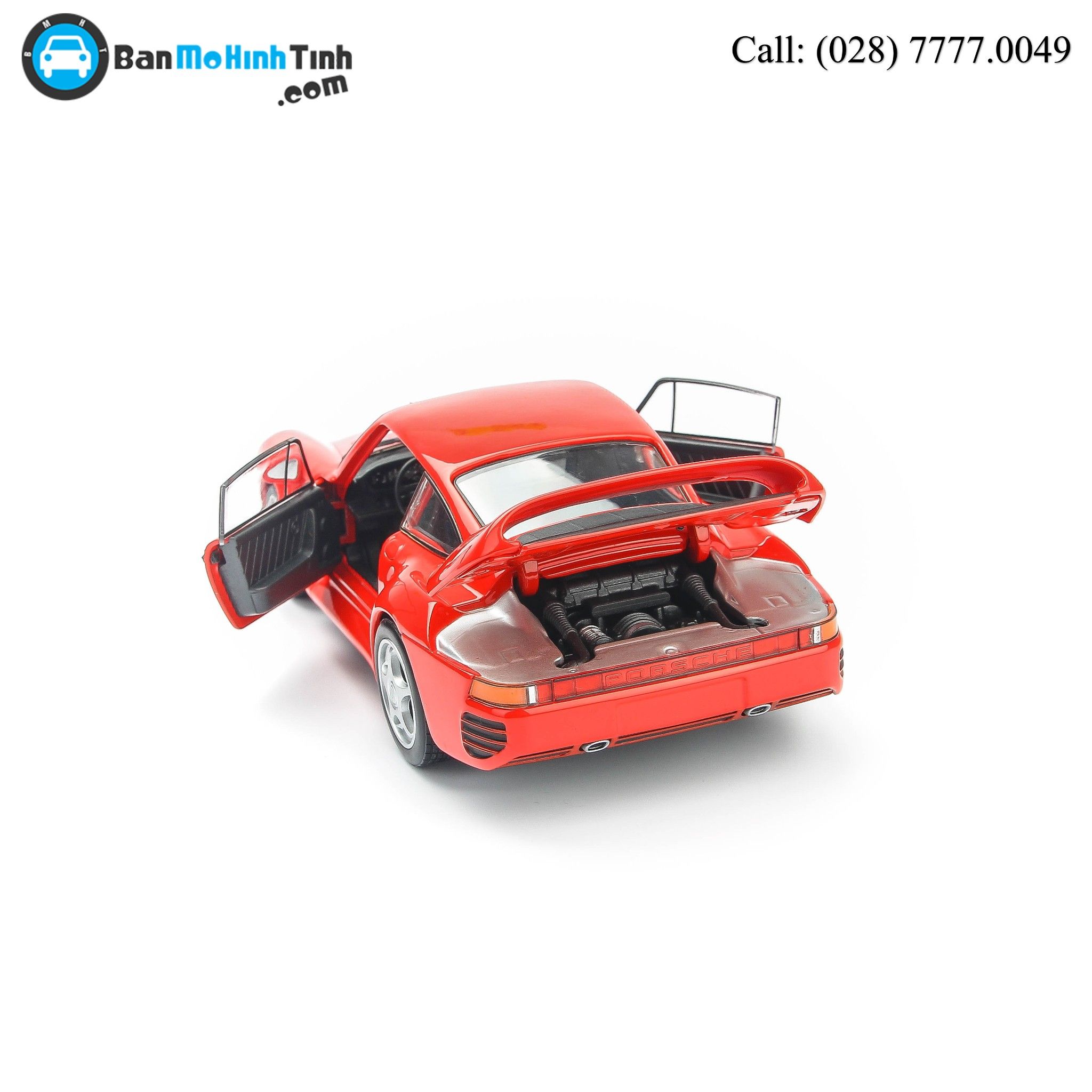 MÔ HÌNH PORSCHE 959 1986 RED 1:24 WELLY 24076W
