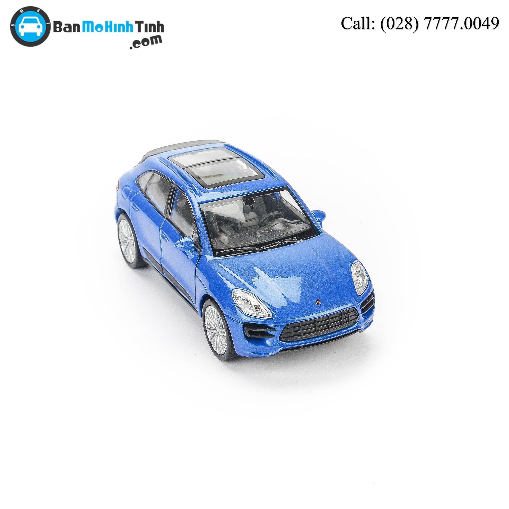 MÔ HÌNH PORSCHE MACAN TURBO BLUE 1:36 WELLY- 43673C