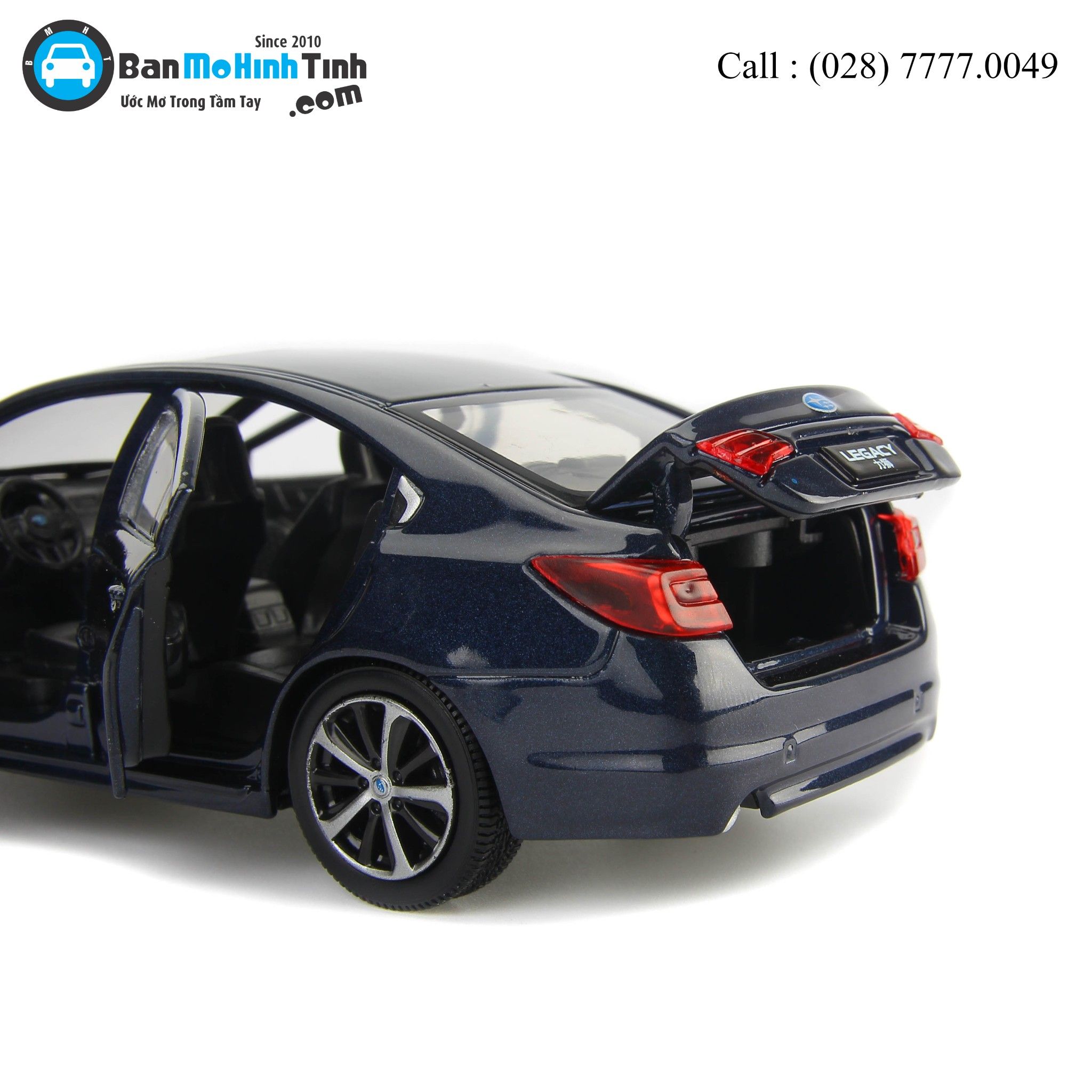 Mô hình xe Subaru Legacy Dark Blue 1:32 Jackiekim