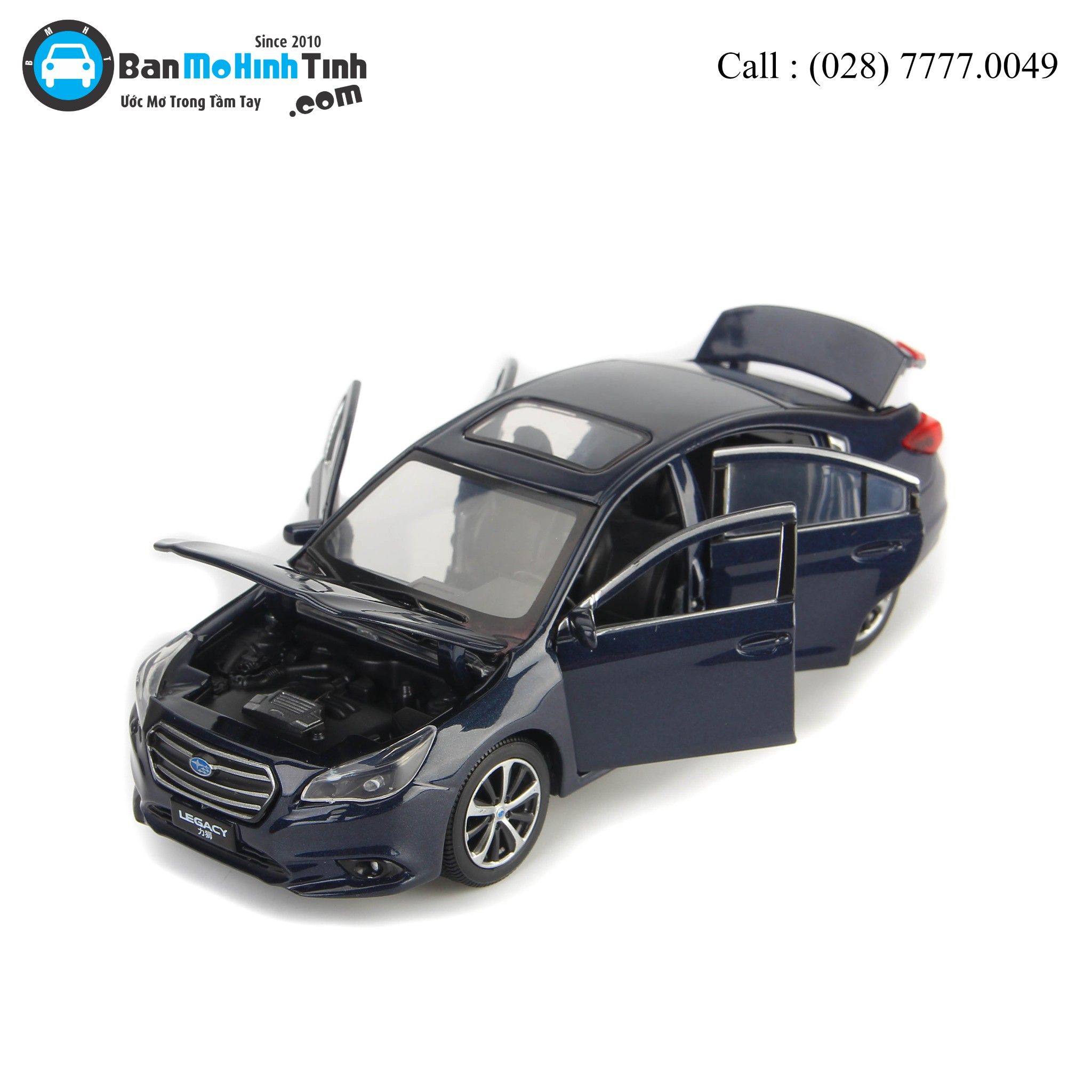 Mô hình xe Subaru Legacy Dark Blue 1:32 Jackiekim