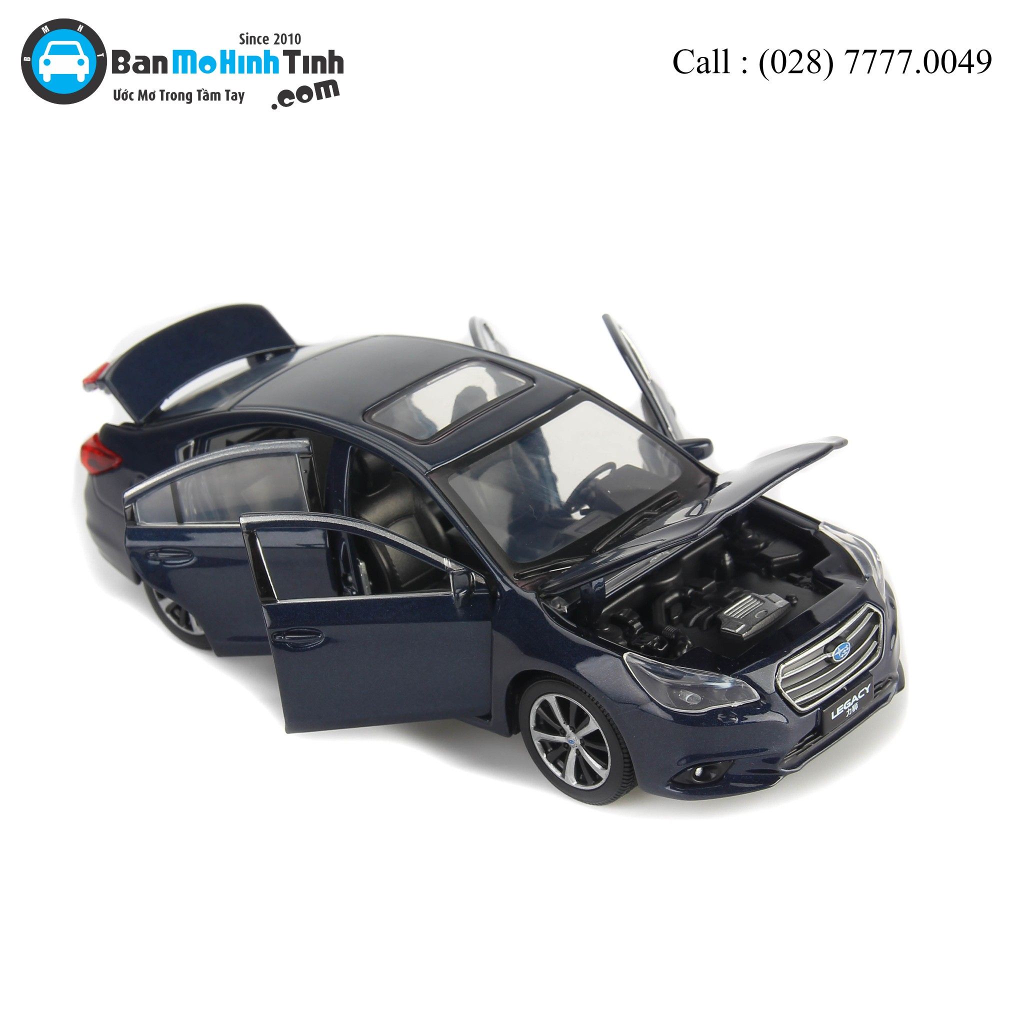 Mô hình xe Subaru Legacy Dark Blue 1:32 Jackiekim