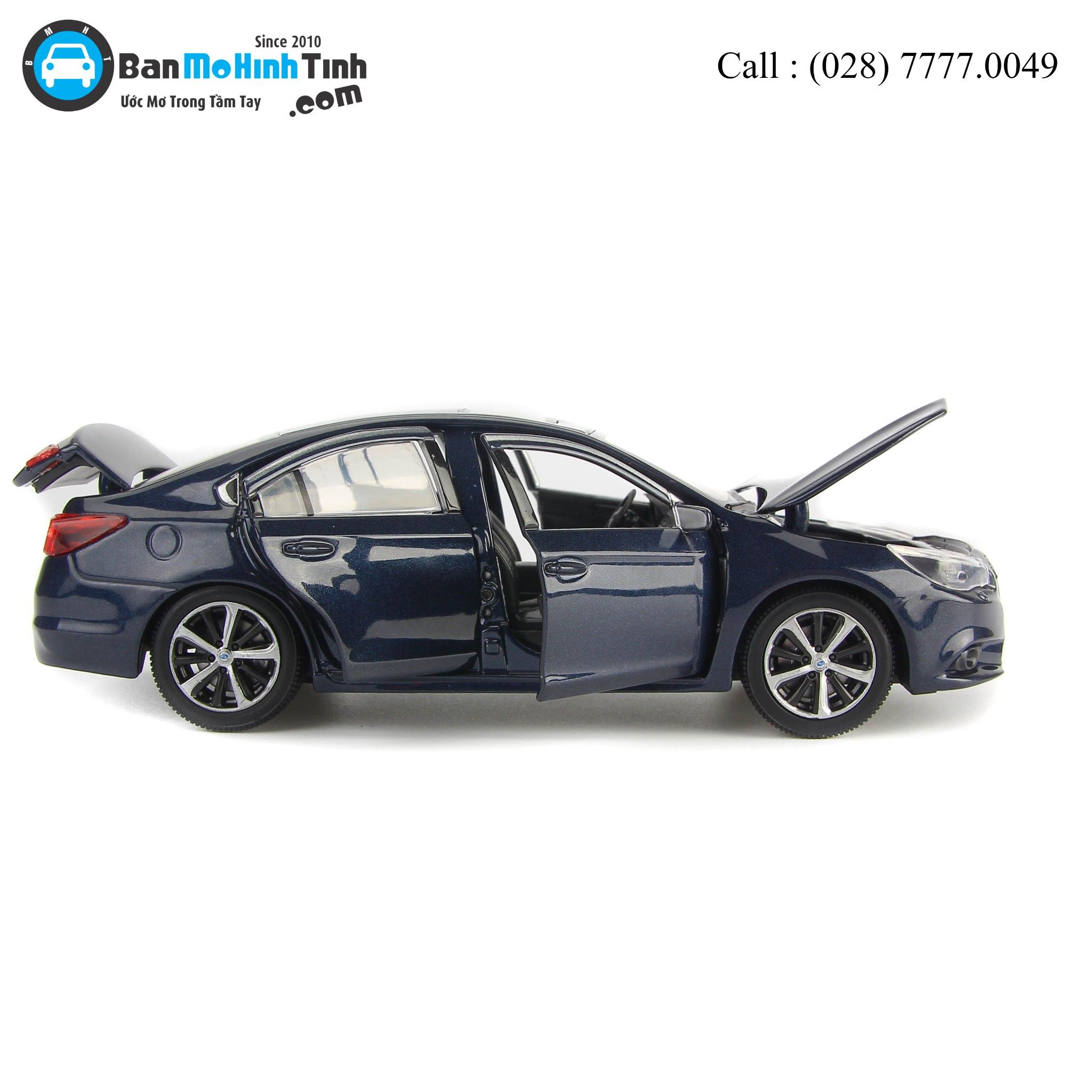 Mô hình xe Subaru Legacy Dark Blue 1:32 Jackiekim