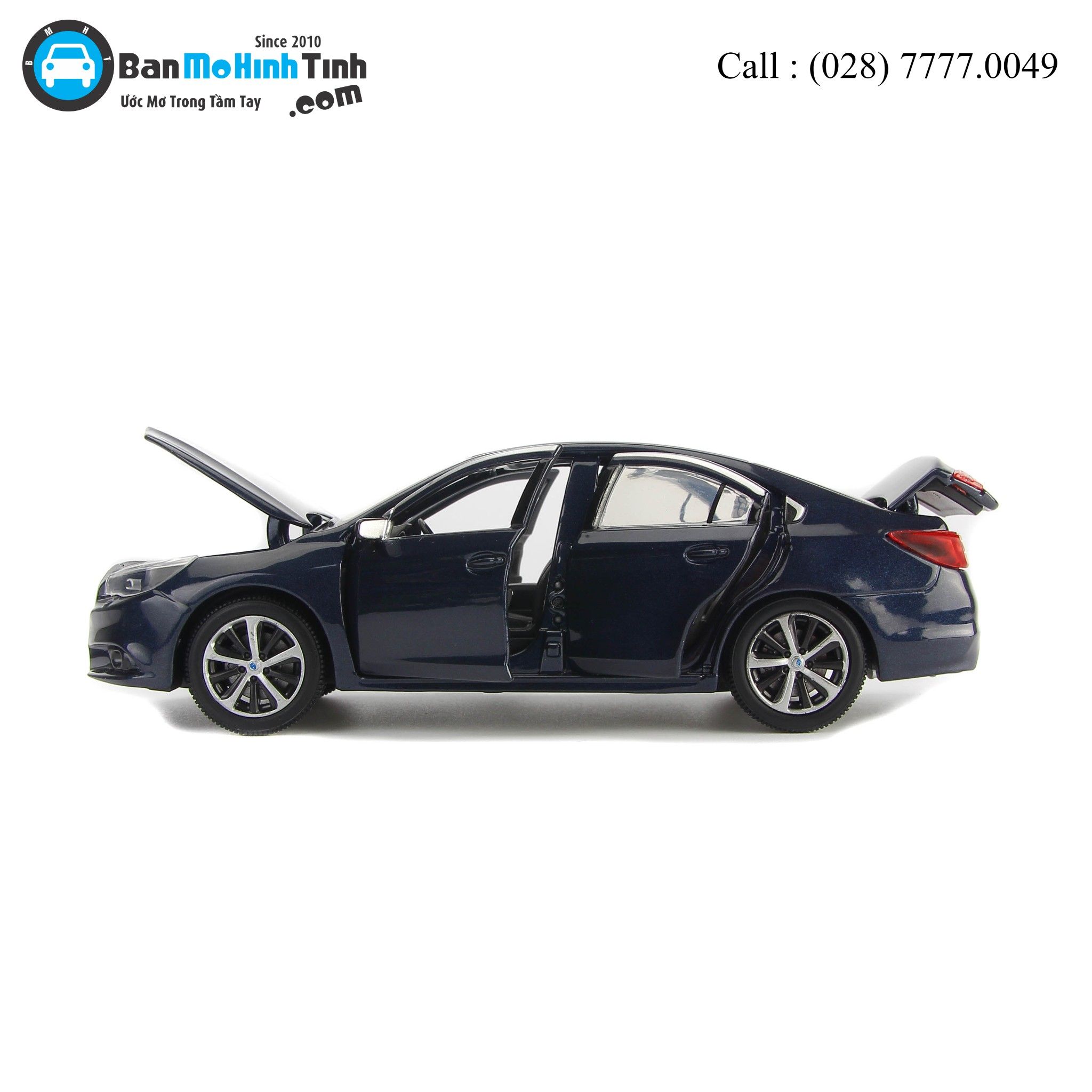 Mô hình xe Subaru Legacy Dark Blue 1:32 Jackiekim