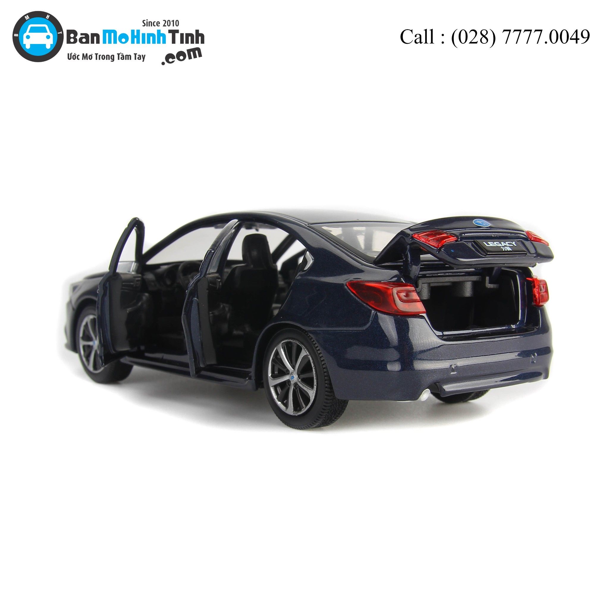 Mô hình xe Subaru Legacy Dark Blue 1:32 Jackiekim