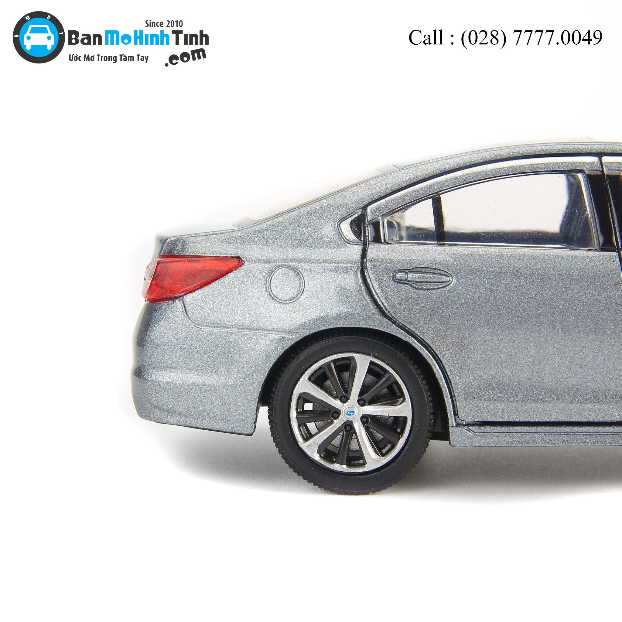Mô hình xe Subaru Legacy Dark Grey 1:32 Jackiekim