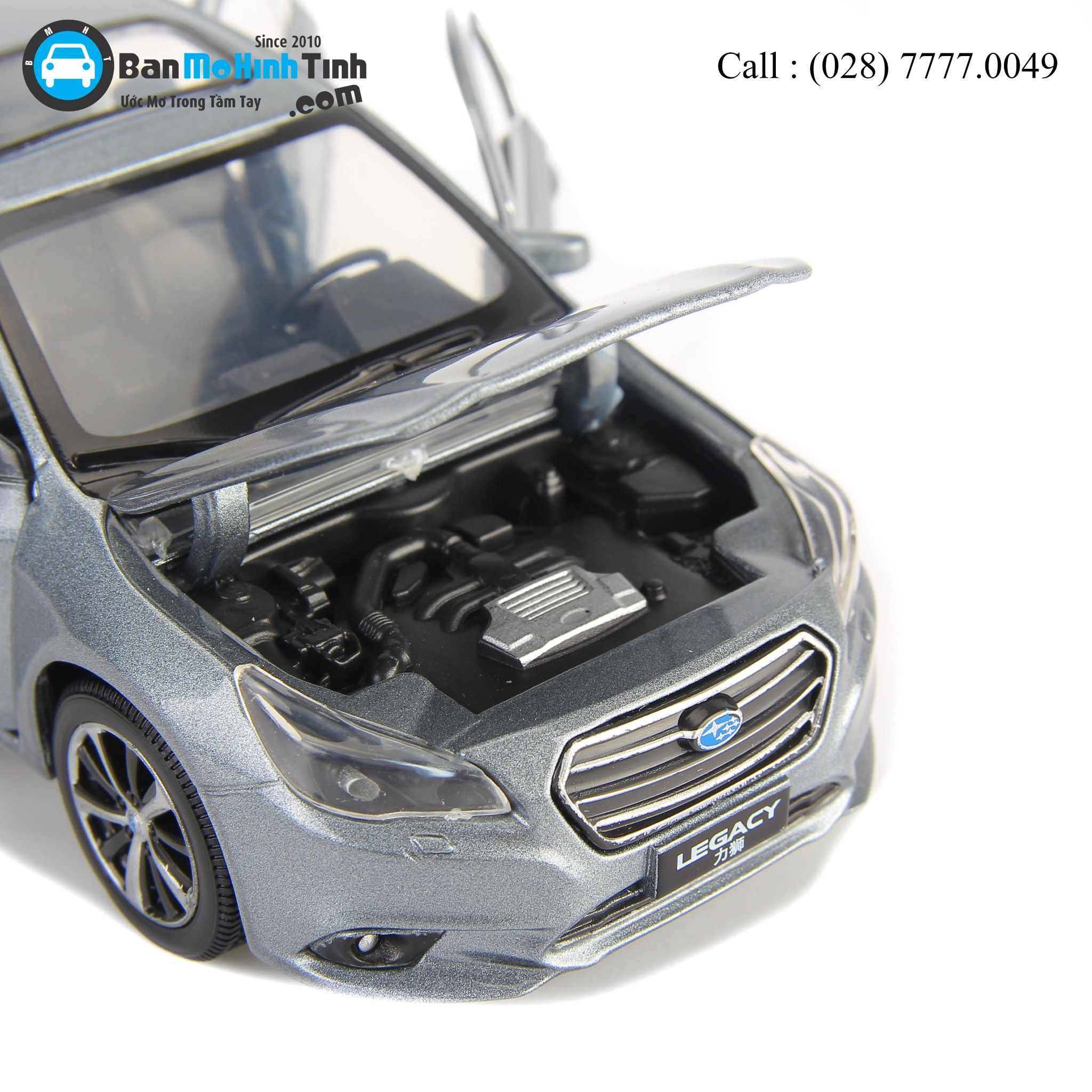 Mô hình xe Subaru Legacy Dark Grey 1:32 Jackiekim