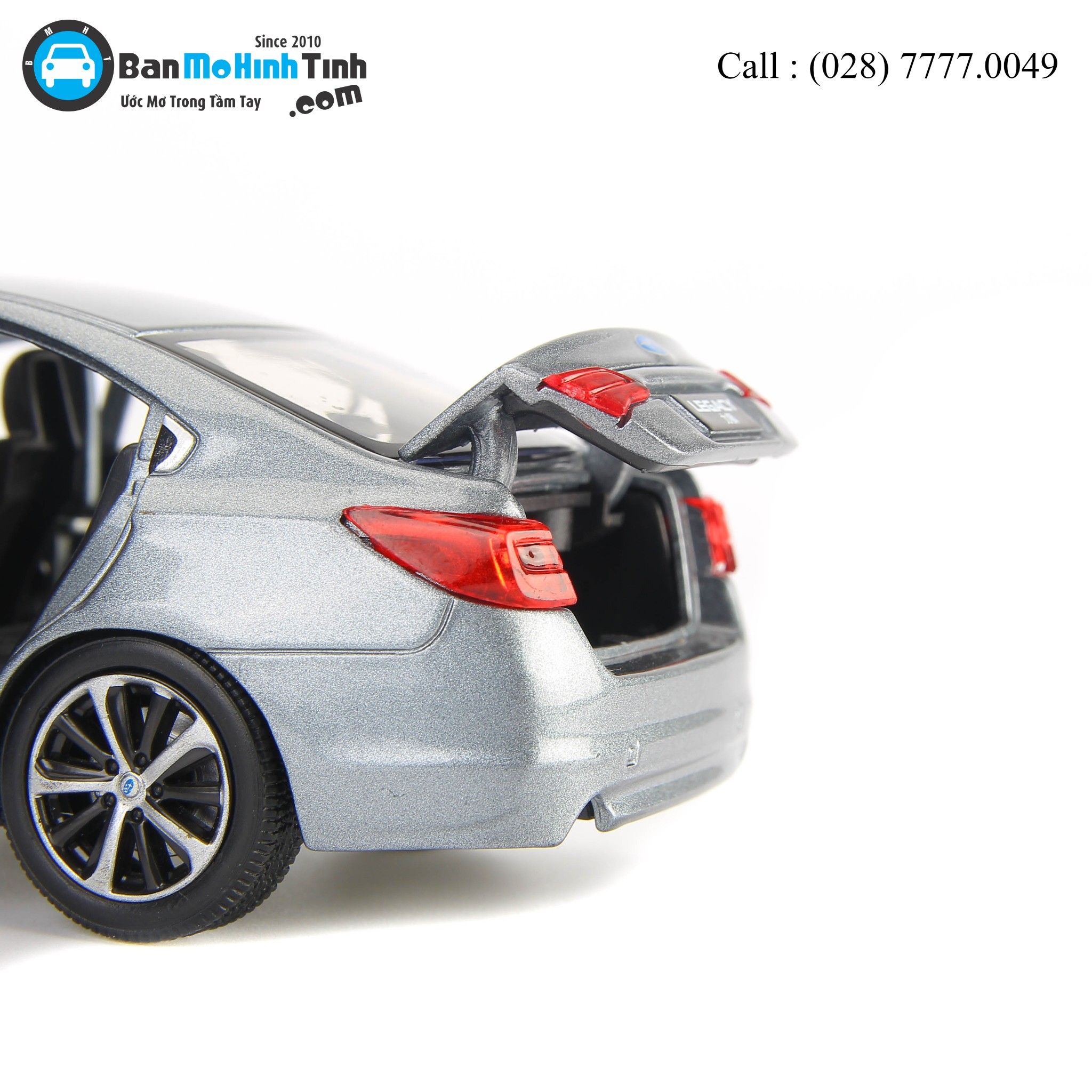 Mô hình xe Subaru Legacy Dark Grey 1:32 Jackiekim