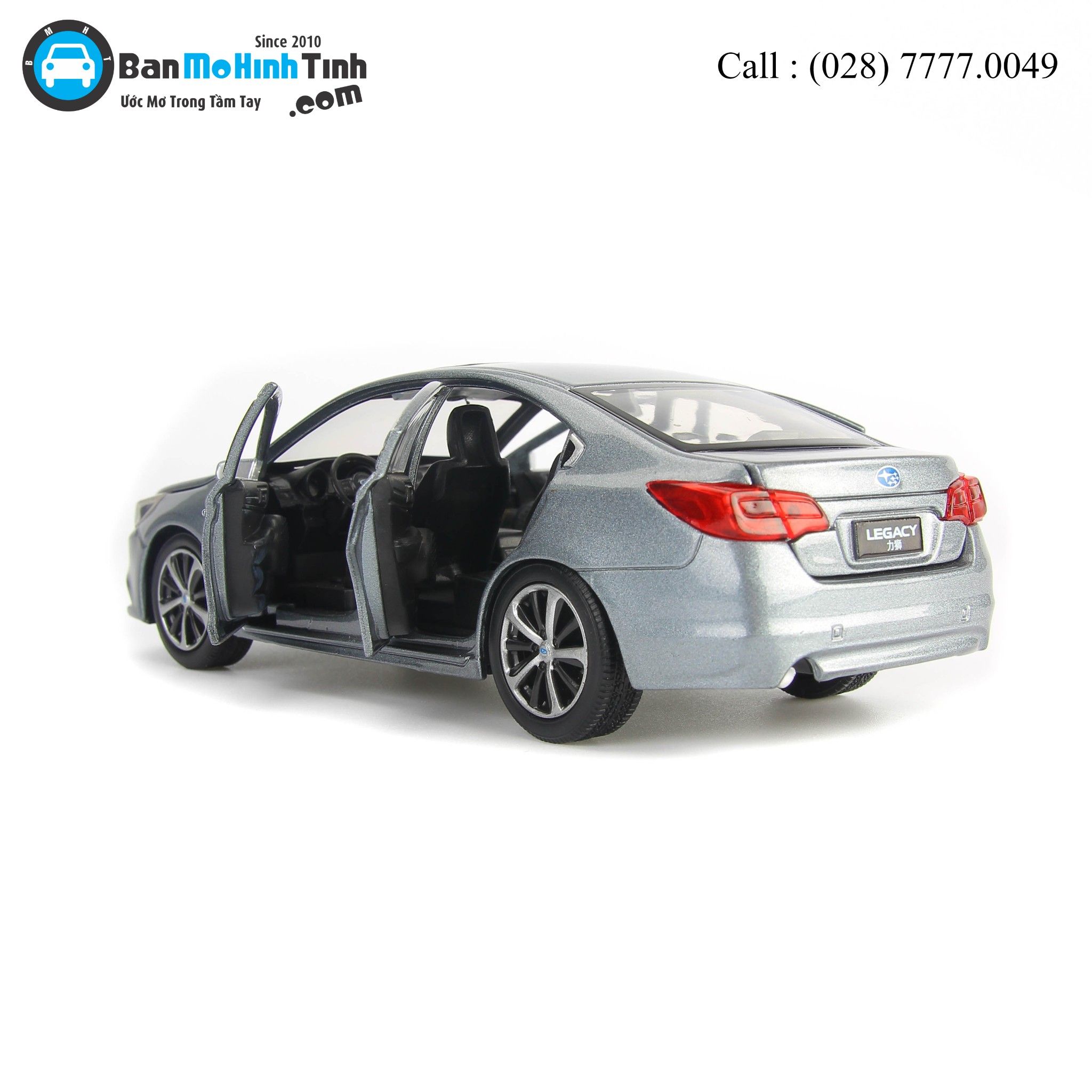 Mô hình xe Subaru Legacy Dark Grey 1:32 Jackiekim