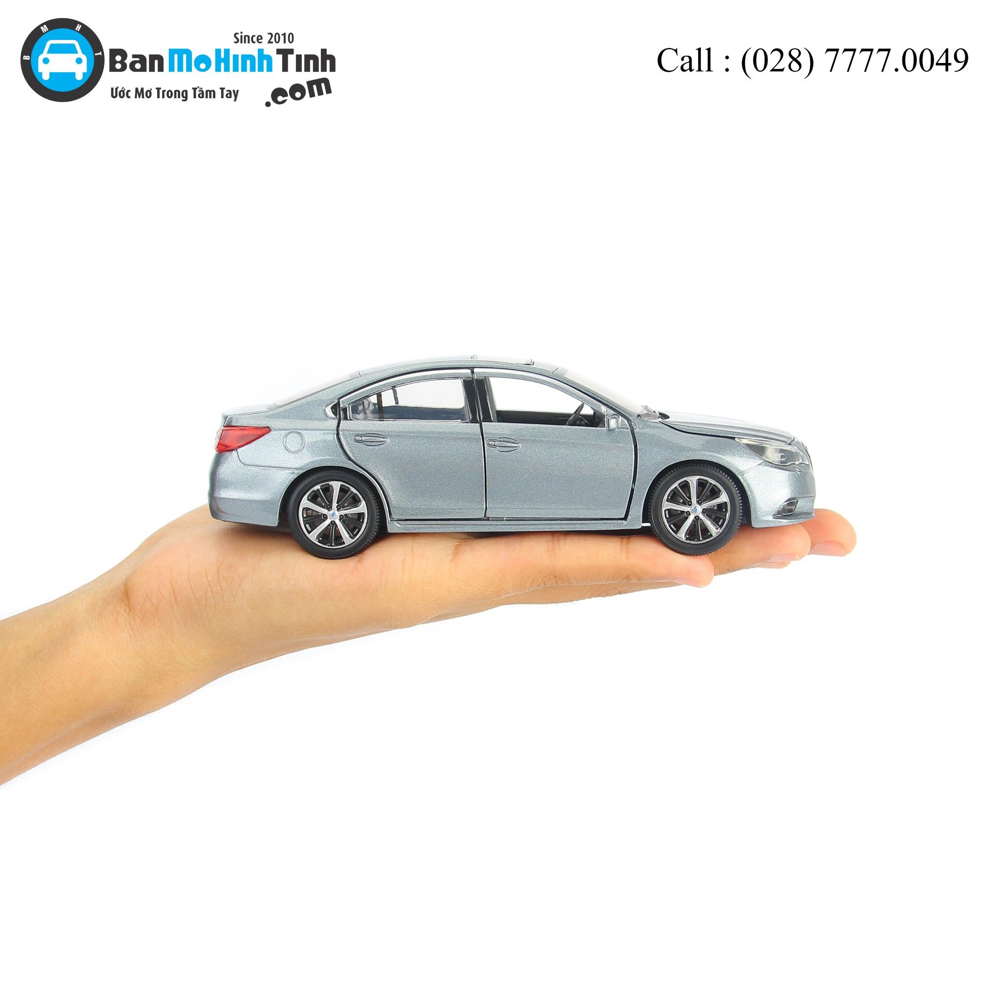 Mô hình xe Subaru Legacy Dark Grey 1:32 Jackiekim