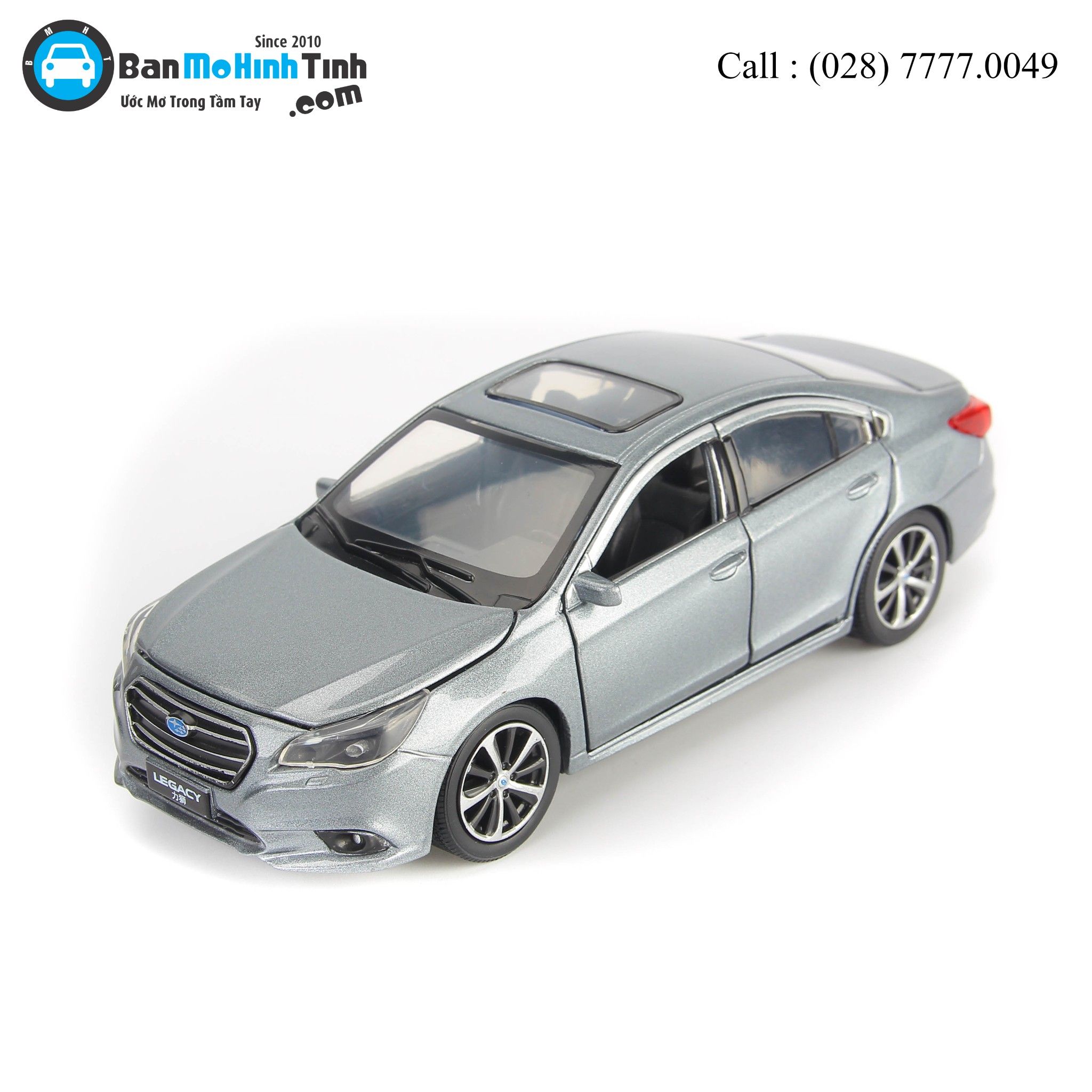 Mô hình xe Subaru Legacy Dark Grey 1:32 Jackiekim