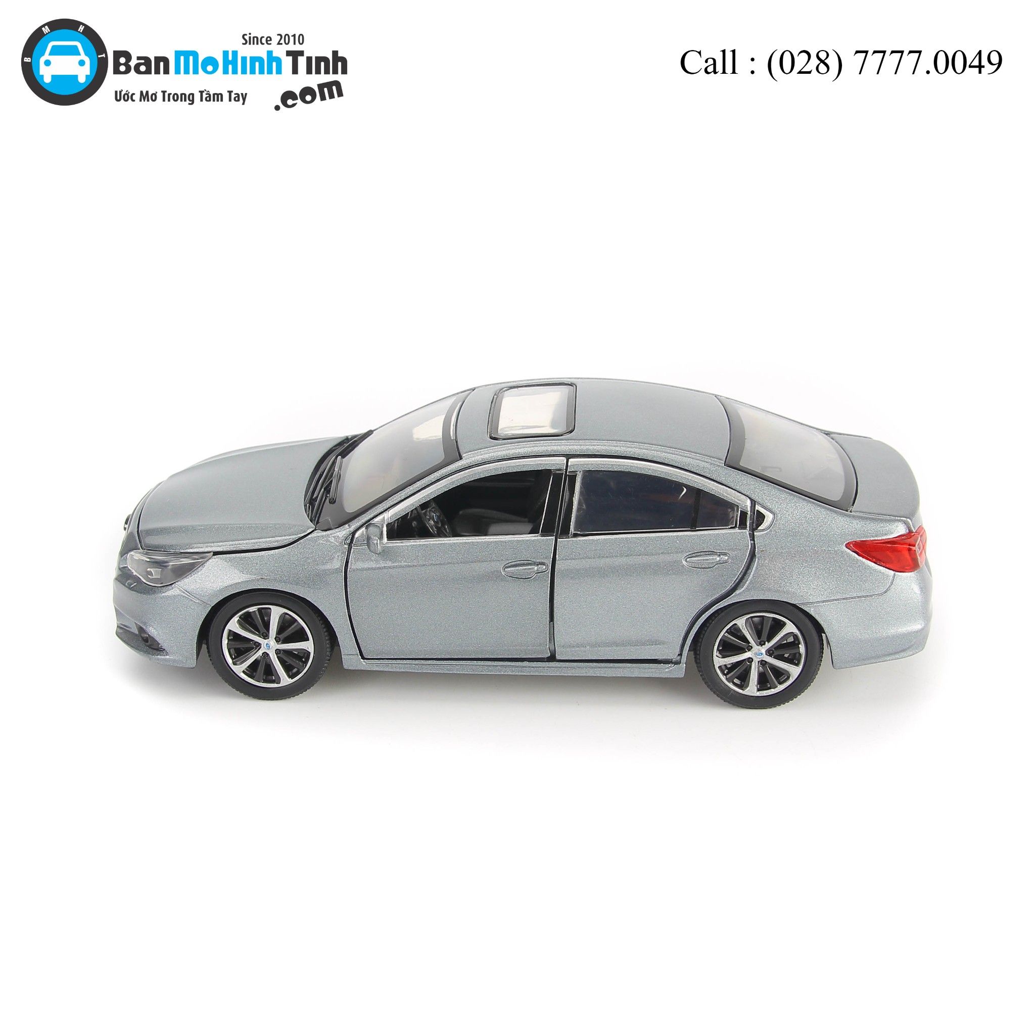 Mô hình xe Subaru Legacy Dark Grey 1:32 Jackiekim