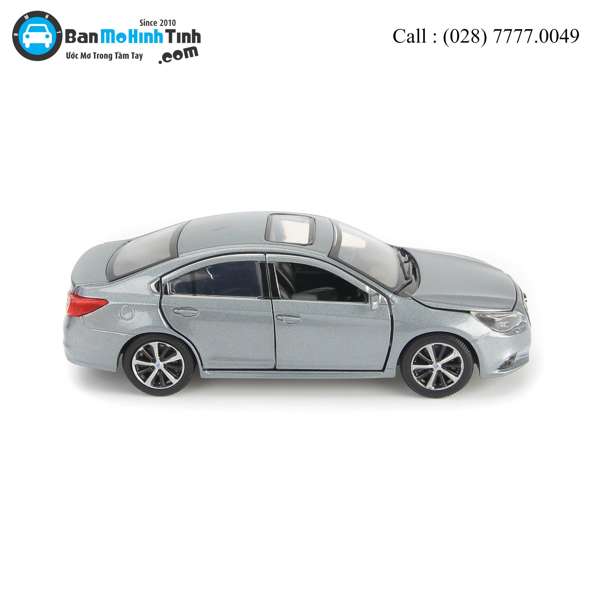 Mô hình xe Subaru Legacy Dark Grey 1:32 Jackiekim