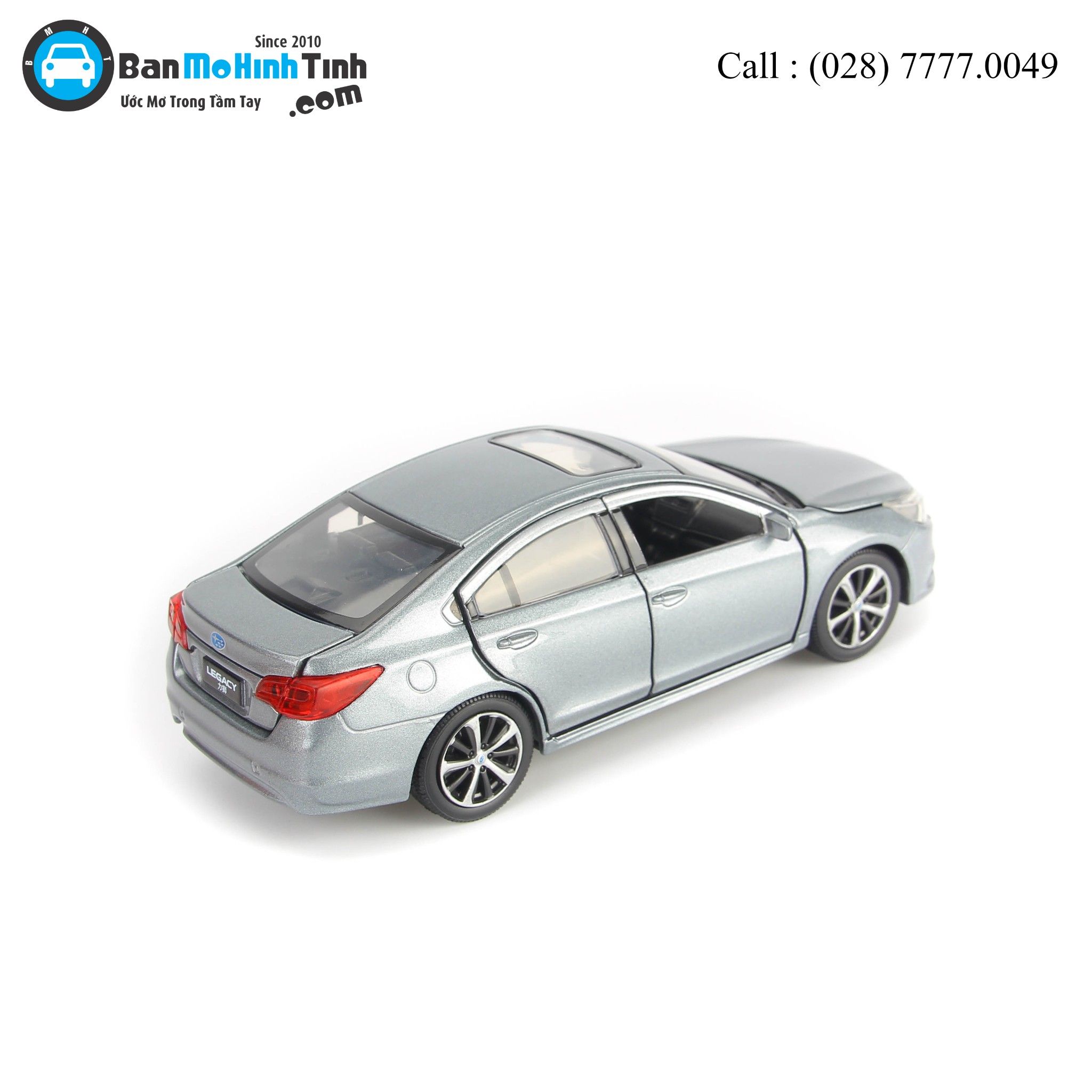 Mô hình xe Subaru Legacy Dark Grey 1:32 Jackiekim