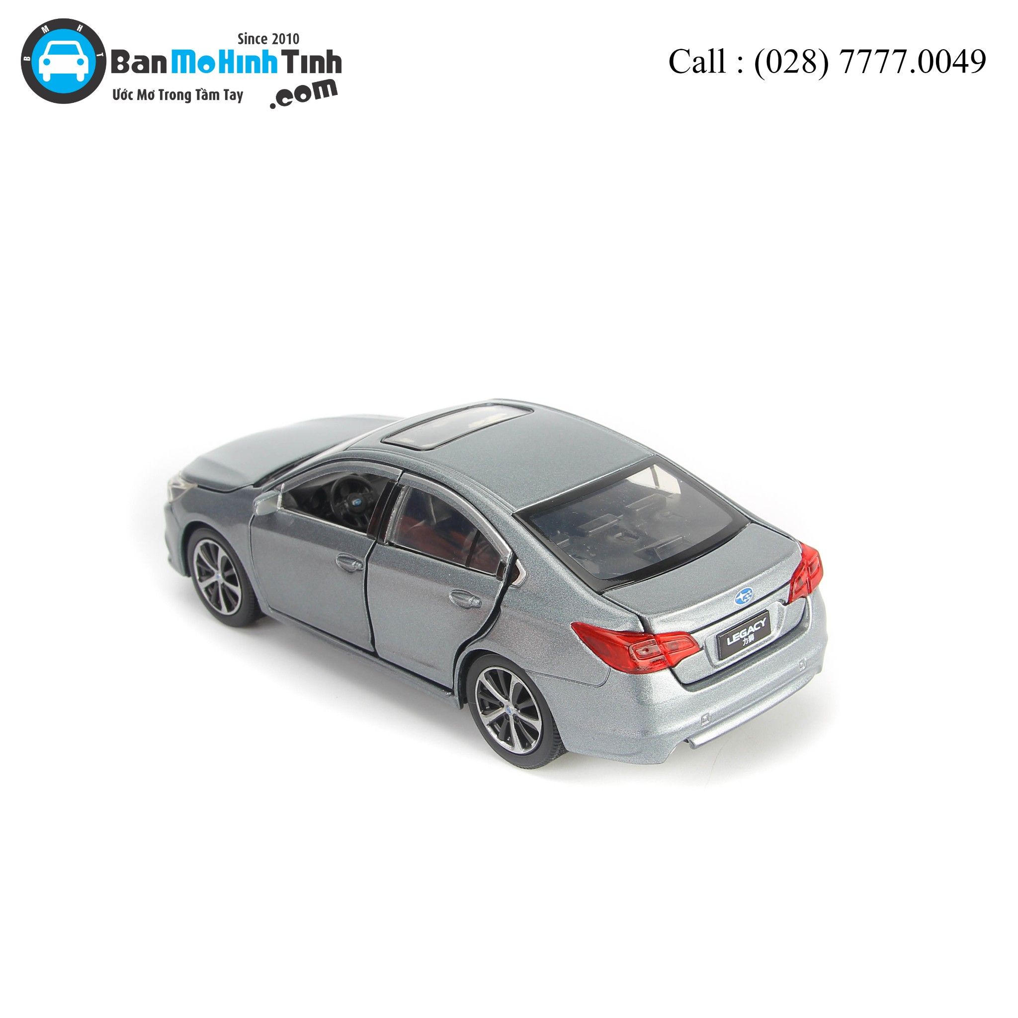 Mô hình xe Subaru Legacy Dark Grey 1:32 Jackiekim