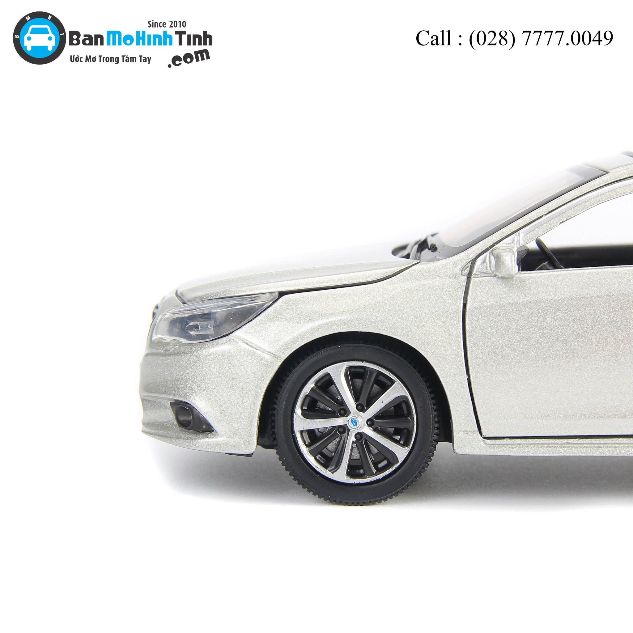 Mô hình xe Subaru Legacy Dark Silver 1:32 Jackiekim