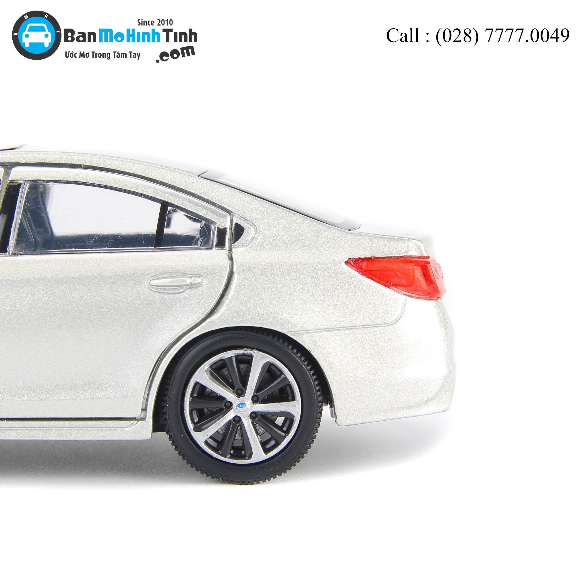 Mô hình xe Subaru Legacy Dark Silver 1:32 Jackiekim
