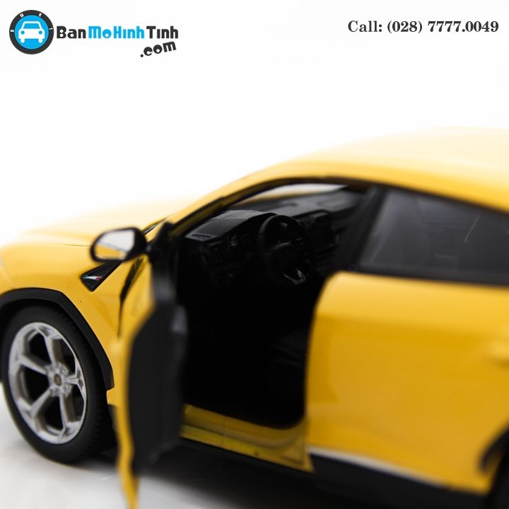 MÔ HÌNH LAMBORGHINI URUS YELLOW 1:24 WELLY- 24094Y