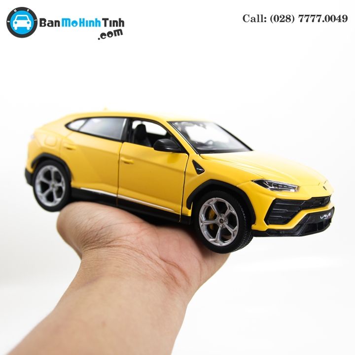 MÔ HÌNH LAMBORGHINI URUS YELLOW 1:24 WELLY- 24094Y