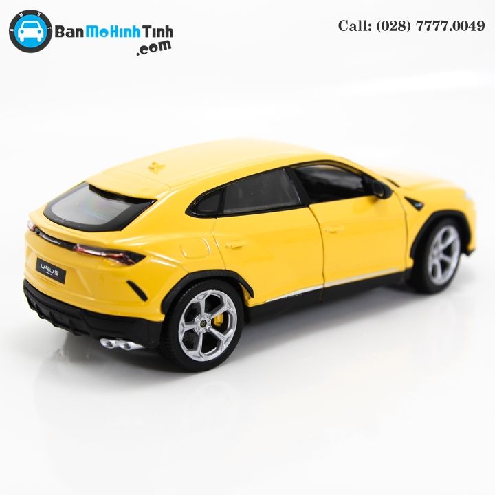 MÔ HÌNH LAMBORGHINI URUS YELLOW 1:24 WELLY- 24094Y