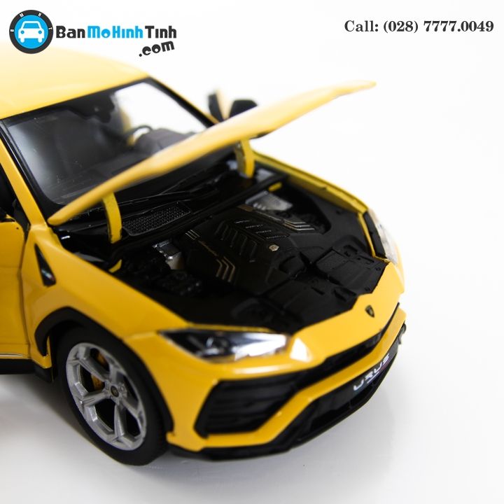 MÔ HÌNH LAMBORGHINI URUS YELLOW 1:24 WELLY- 24094Y