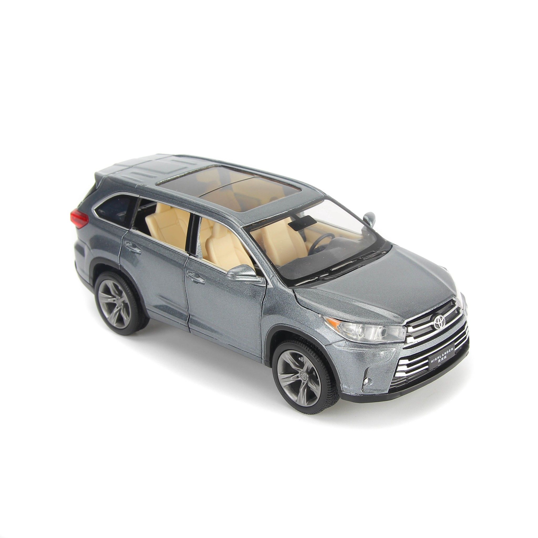 MÔ HÌNH TOYOTA HIGHLANDER 2019 GRAY 1:32 JACKIE KIM