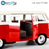 Mô hình xe Volkswagen T1 Classical Bus Red 1:36 Welly- 49764