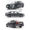 Mô hình xe Audi A4L 2020 1:18 Dealer Gray (3)