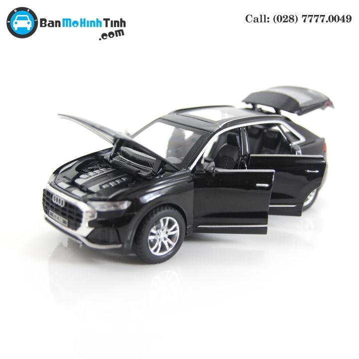 MÔ HÌNH AUDI Q8 BLACK 1:32 CHEZHI