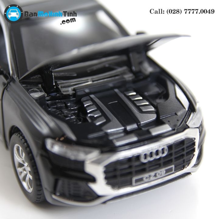 MÔ HÌNH AUDI Q8 BLACK 1:32 CHEZHI