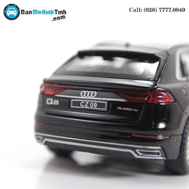 MÔ HÌNH AUDI Q8 BLACK 1:32 CHEZHI