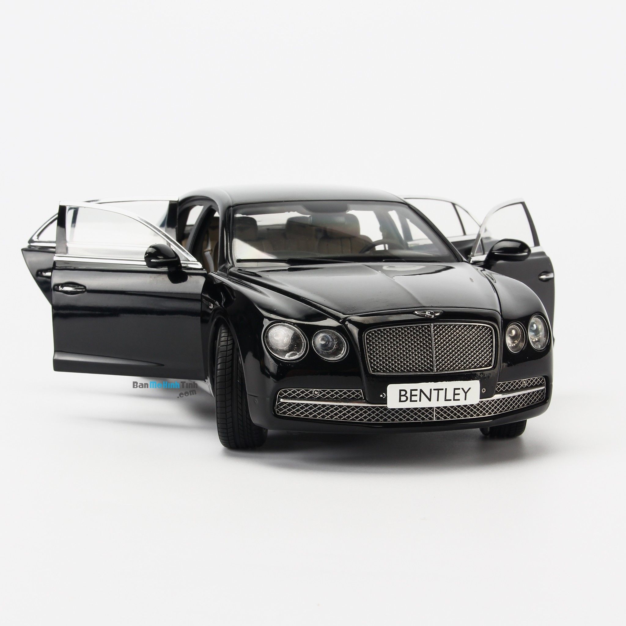 Mô hình xe Bentley Continental Flying Spur 2014 1:18 Kyosho Black