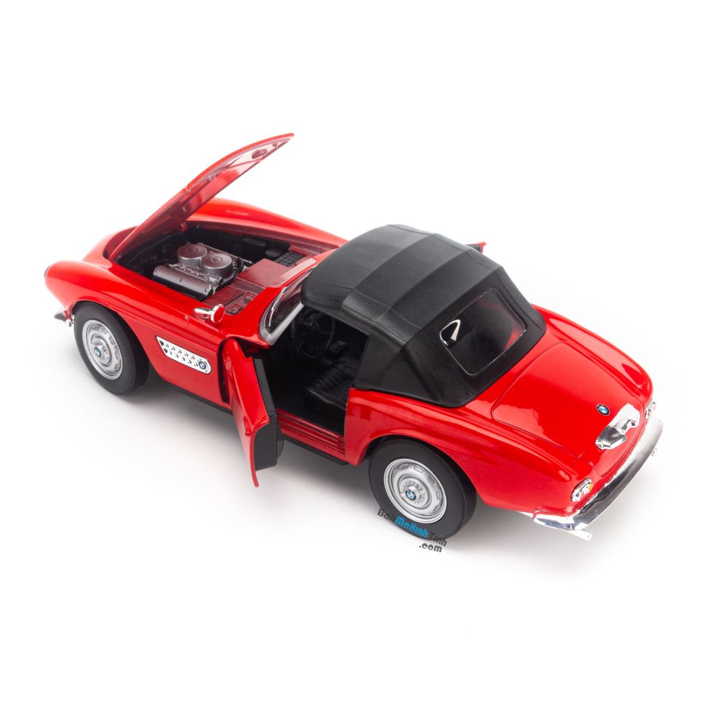 Mô hình xe BMW 507 Soft-Top 1:24 Welly - 24097H
