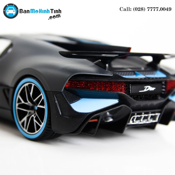 MÔ HÌNH BUGATTI DIVO DARK GRAY 1:18 BBURAGO- MH18-11045