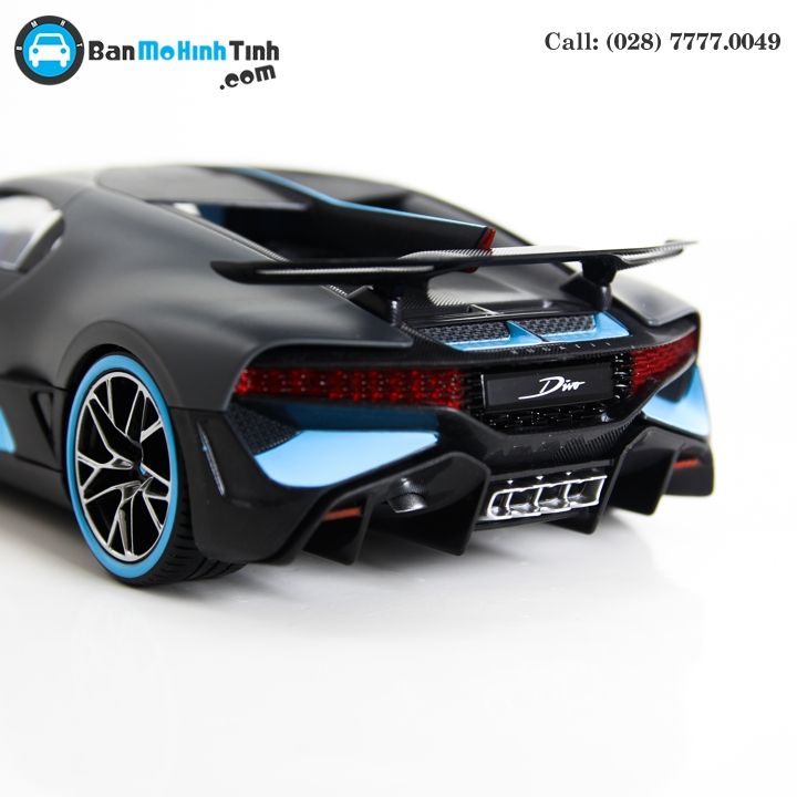 MÔ HÌNH BUGATTI DIVO DARK GRAY 1:18 BBURAGO- MH18-11045