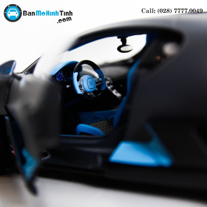 MÔ HÌNH BUGATTI DIVO DARK GRAY 1:18 BBURAGO- MH18-11045