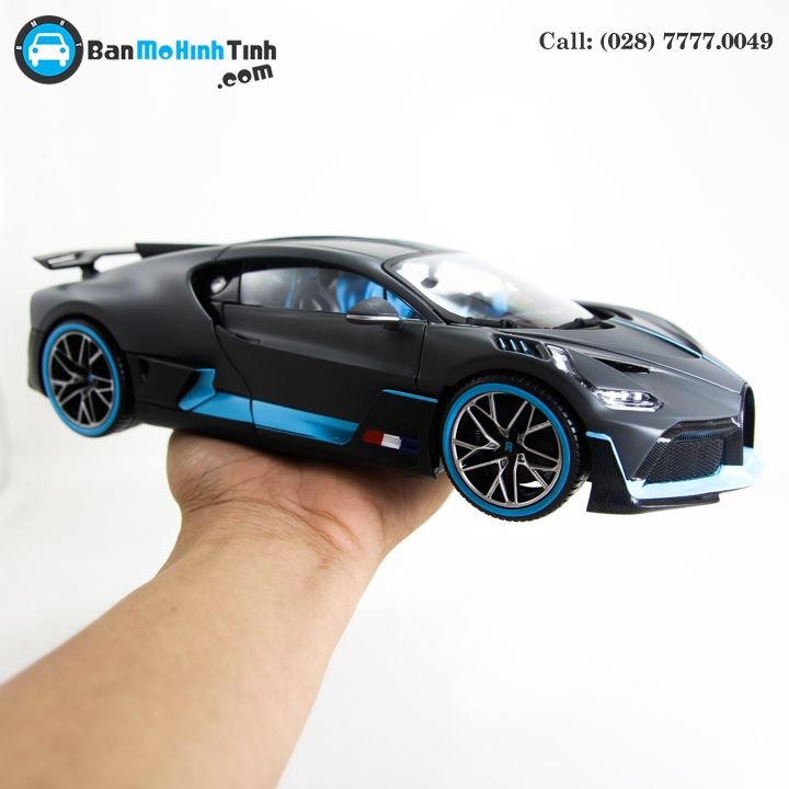 MÔ HÌNH BUGATTI DIVO DARK GRAY 1:18 BBURAGO- MH18-11045