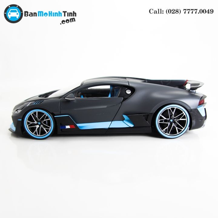 MÔ HÌNH BUGATTI DIVO DARK GRAY 1:18 BBURAGO- MH18-11045