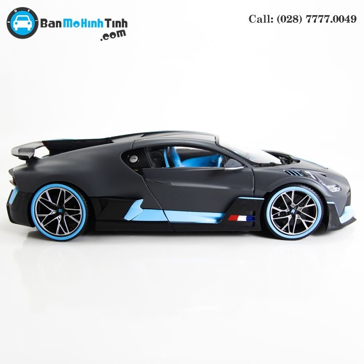 MÔ HÌNH BUGATTI DIVO DARK GRAY 1:18 BBURAGO- MH18-11045